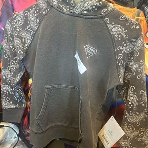 Hoodie - XS youth grey-  New tag still on item. Rope like a girl.